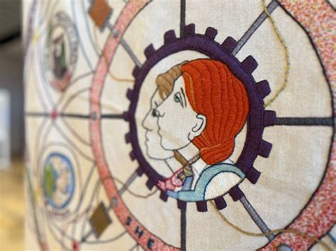 Dundee Tapestry: Stitchers' labour of love to city unveiled - BBC News