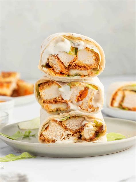 Crispy Buffalo Chicken Wrap – Cookin' with Mima