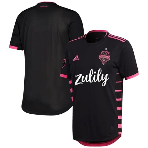 Men's Seattle Sounders FC adidas Black 2019 Nightfall Authentic Jersey