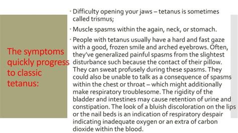 Tetanus |Causes | Signs and symptoms| All aspects - medical discussion ...