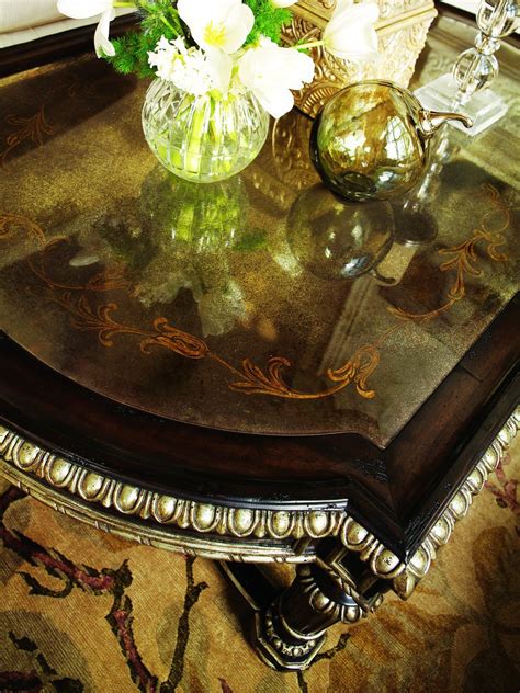 Cocktail table with beautiful metal work detail