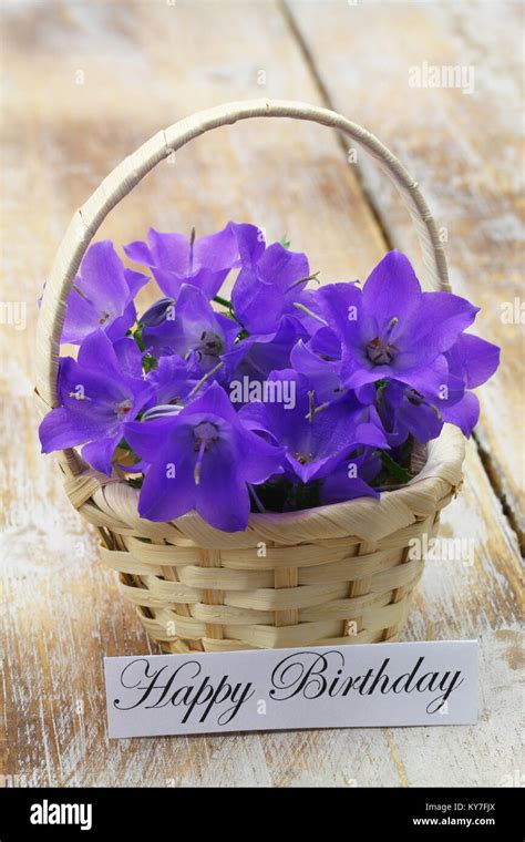 Happy Birthday Flower Basket