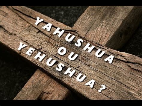 Jesus, Yeshua, Yahushua Hamashiach ou Yehushua? - YouTube