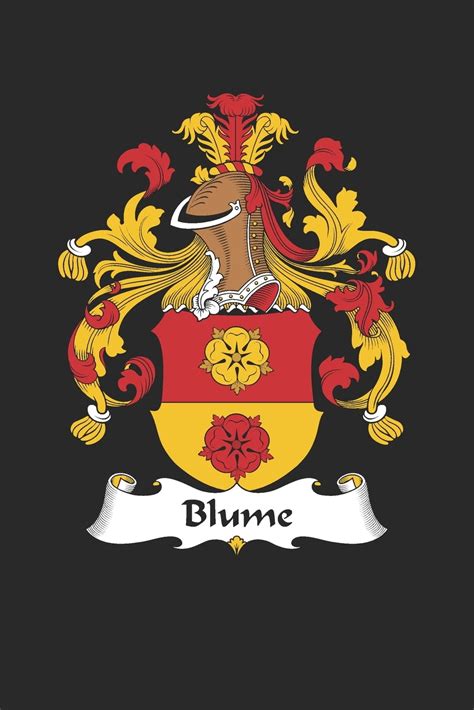 Blume: Blume Coat of Arms and Family Crest Notebook Journal (6 x 9 - 100 pages) (Paperback ...