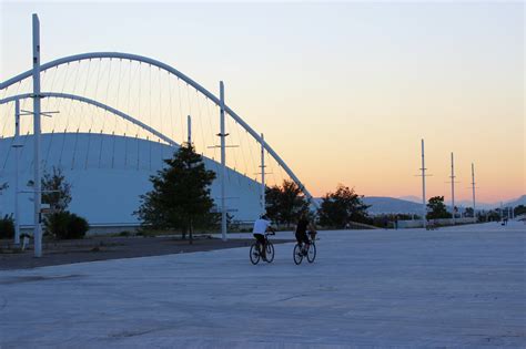 Sunset in Athens Olympic Stadium