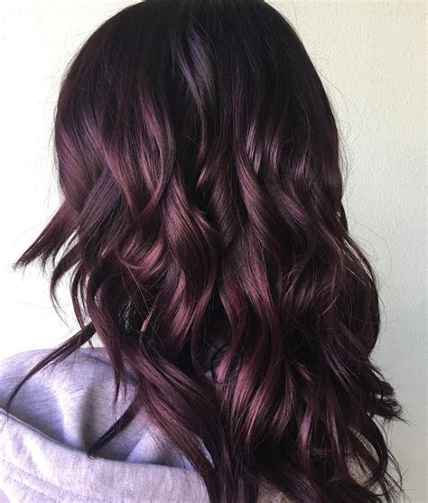 eggplant hair color with highlights - Fantasy Diary Gallery Of Photos