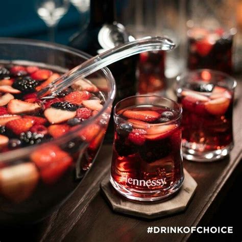 Hennessy Sangria | Jungle juice, Mixed drinks recipes, Clean eating snacks