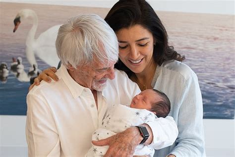 Bernie Ecclestone, 89, holds newborn baby Ace with his 44-year-old ...