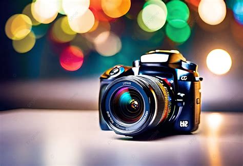 Camera On Table Background, Camera, Photography, Vibrant Background ...