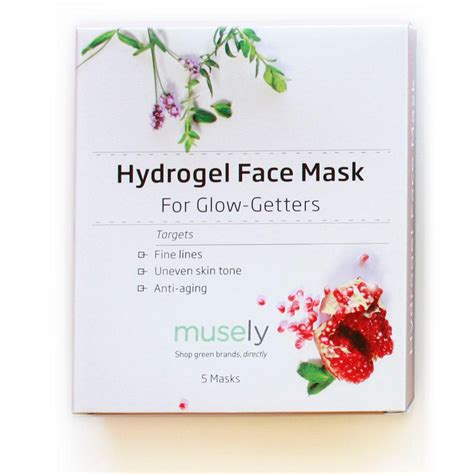 Hydrogel Face Mask - For Glow-Getters (Box of 5) by Musely Store - Musely