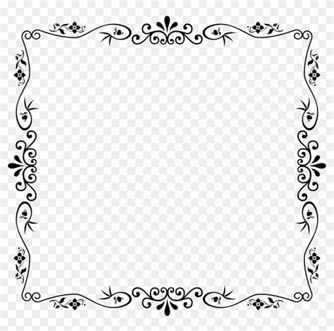 Frame Border Clipart Png - Fotomuslik