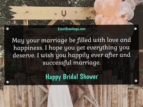 50 Sweet Bridal Shower Wishes And Messages – Events Greetings