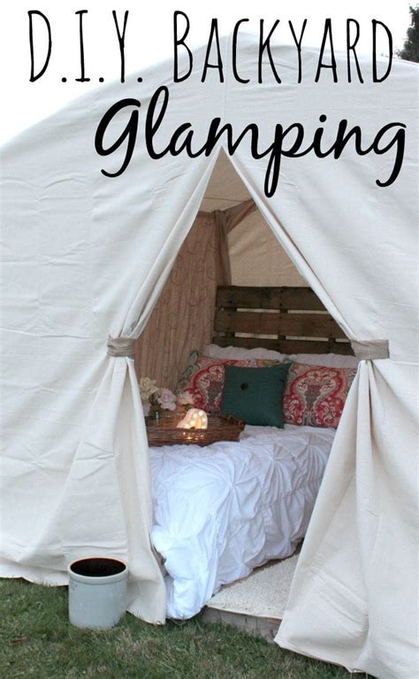 Easy DIY Backyard Glamping