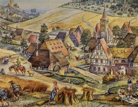 Medeival Village | Medieval life, Medieval, Middle ages