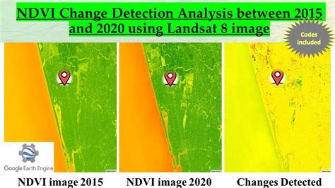 NDVI Change Detection Analysis using Landsat 8 | Google Earth Engine - YouTube