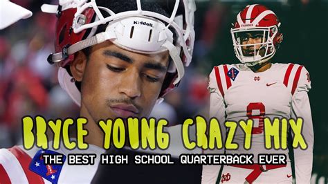 BRYCE YOUNG CRAZY HIGHLIGHTS 🔥 | Best HS Quarterback EVER! Bama Heisman Trophy Winner - Win Big ...