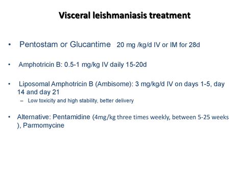 Leishmaniasis Treatment