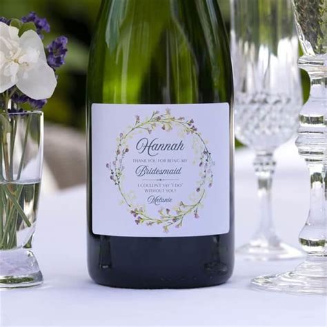 Wedding Party Personalised Champagne - GiftsMart.co.uk