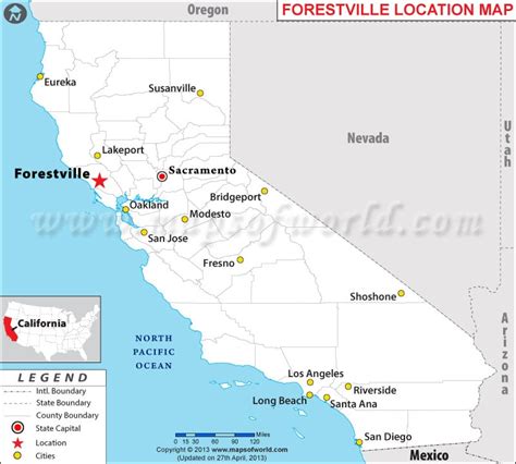 Where is Forestville Located in California, USA