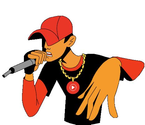 Rapping Hip Hop Sticker - Rapping Hip Hop Rap - Discover & Share GIFs