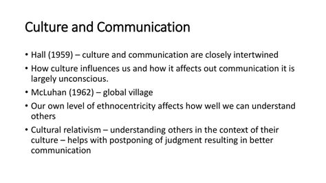 Culture & Communication - ppt download