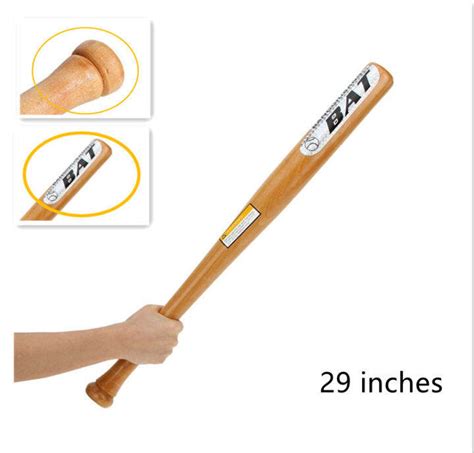 Wooden Baseball Bat 29 Inches Softball Bat Professional Hardwood ...