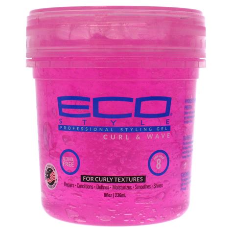 Ecoco Eco Style Hair Gel - Curl And Wave - Anti-Itch, Alcohol-Free Formula - Perfect Hold For ...