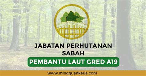 Permohonan Online di Jabatan Perhutanan Sabah 2019