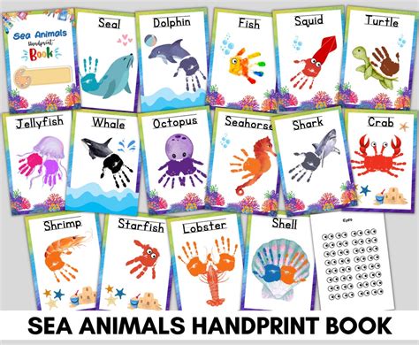 Sea Animal Handprint Art - Mom. Wife. Busy Life.