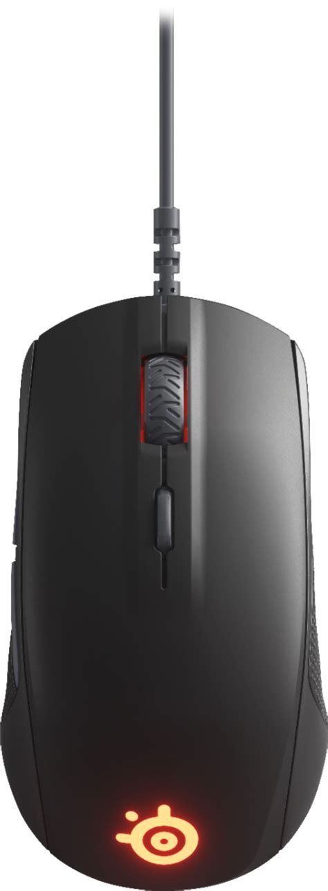 Best Buy: SteelSeries Rival 110 Wired Optical Gaming Mouse with RGB Lighting Black 62466