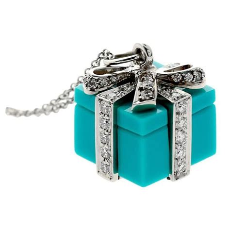 Tiffany and Co. Diamond Platinum Tiffany Blue Box Necklace | Tiffany blue box, Necklace box ...