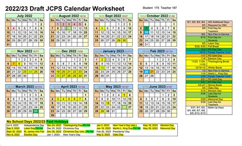 Jcps 2023-2024 Calendar - Printable Calendar 2023