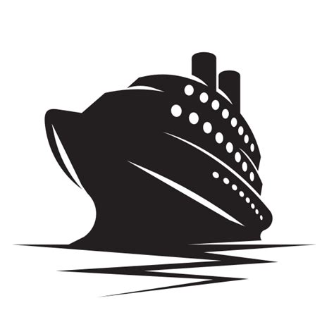 Cruise ship stencil clip art | Free SVG