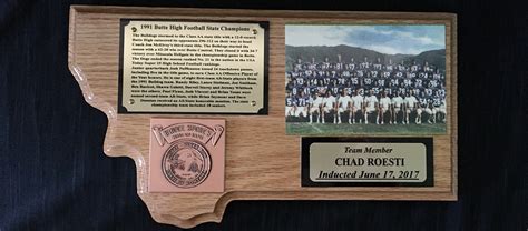 Hall of Fame plaques can still be ordered - Butte Sports