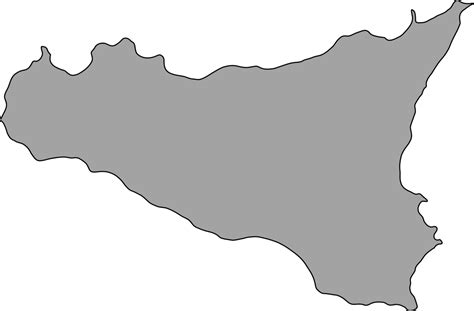 doodle freehand drawing of sicily island map. 26573672 PNG