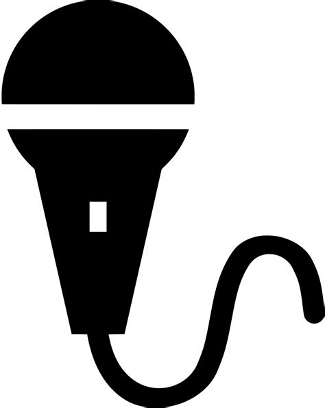 Microphone Silhouette Clip Art at GetDrawings | Free download