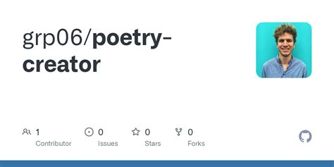 GitHub - grp06/poetry-creator