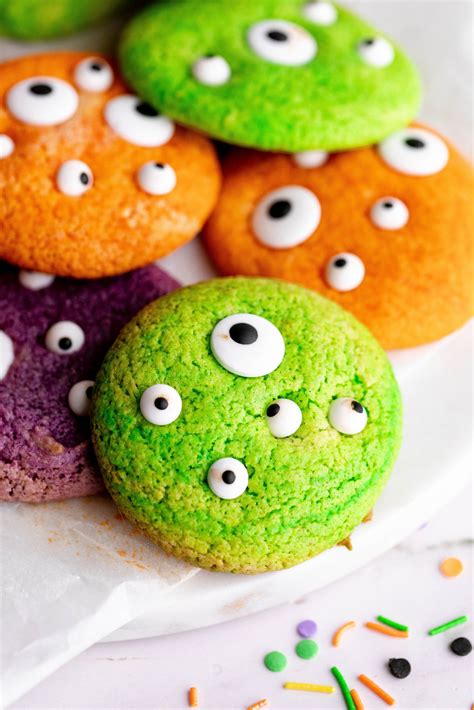 Creepy Cute Monster Halloween Cookies Recipe