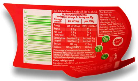 Babybel Cheese Mini Nutrition Facts - Nutrition Pics