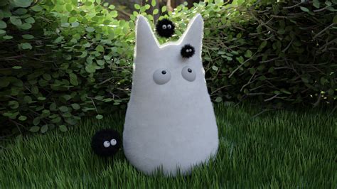 ArtStation - Totoro Dust Bunnies