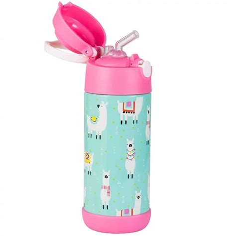 Snug Flask for Kids Vacuum Insulated Water Bottle with Straw 12 oz Multiple Designs - Water Me Daily