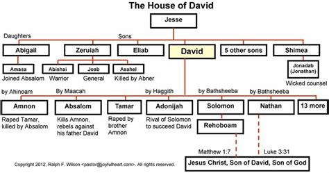 David Genealogy | House of david, Bible study help, Bible family tree