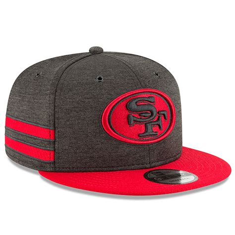 New Era San Francisco 49ers Black/Scarlet 2018 NFL Sideline Home ...