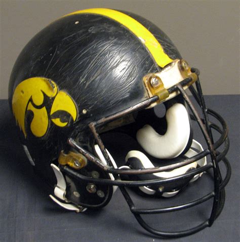 Lot Detail - 1980s University of Iowa Hawkeyes Game-Used Football Helmet