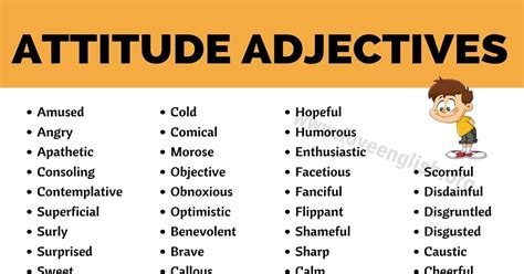 Adjectives - Love English