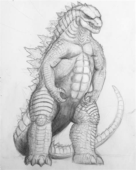 Discover 133+ legendary godzilla drawing best - vietkidsiq.edu.vn