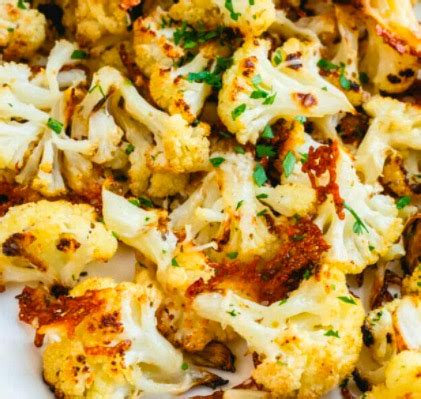 Parmesan Roasted Cauliflower Florets - Recipes - Faxo