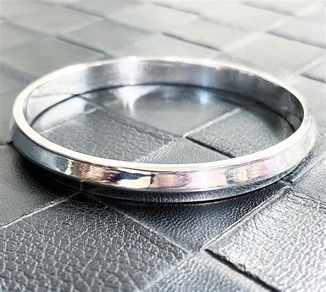 Heavy Solid 999 Silver Bangle Bracelet for Men and Women - Etsy UK