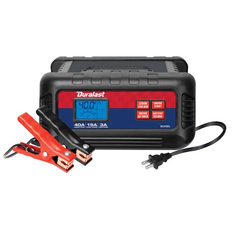 Duralast 40 Amp Battery Charger with Engine Start