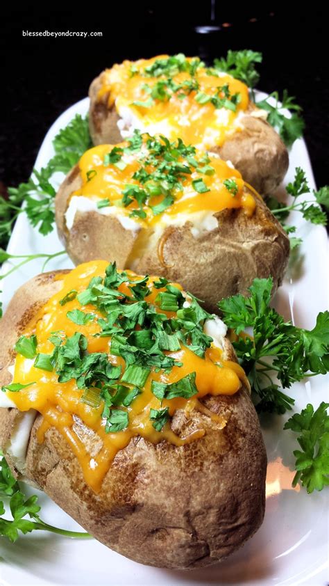 Easy Microwave Twice Baked Potatoes (GF)